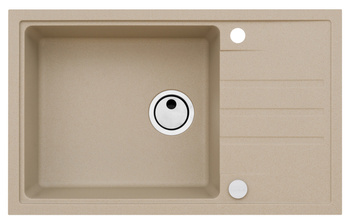 Intermezzo 130 beige 55 (78x48) with manual siphon