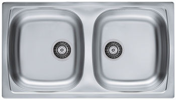 BASIC 160 SAT 78x43.5 2K fi 114 inset sink