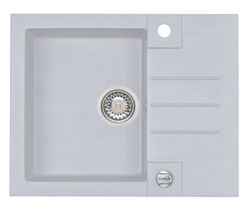 ROCK 30 kol. 81 concrete (59.5x47.5) Granital 1kom sink. with POP-UP siphon