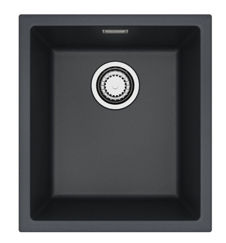 OMNI 10 G91 black (40x45) 1 compartment. with sat siphon.