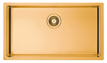 Monarch QUADRIX 60 BRONZE steel sink 790x450mm