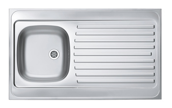 CLASSIC 70 SAT reversible 100x60 1K overlay sink with drainer