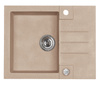 ROCK 30 kol. 55 beige mélange (59.5x47.5) Granital 1kom sink. with POP-UP siphon