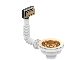 Odpływ Monarch fi 114 manualny -  BRĄZ