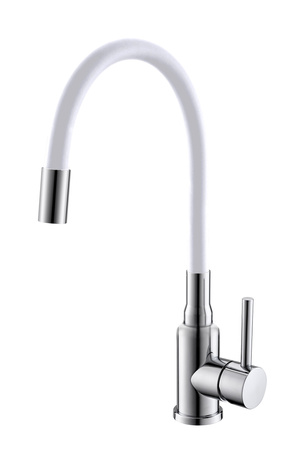 Bateria elastyczna FLEXA, kolor biały + chrom