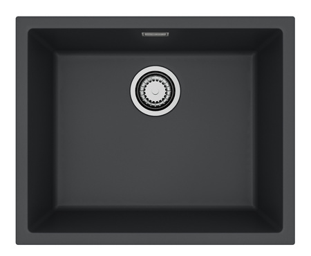 OMNI 30 G90 Deep Black (45x55) 1 compartment. with sat siphon.