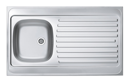 CLASSIC 70 SAT reversible 100x60 1K overlay sink with drainer + siphon