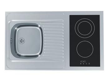 COMBI CERAL 100 sat left (100X60) overlay sink with electric stove