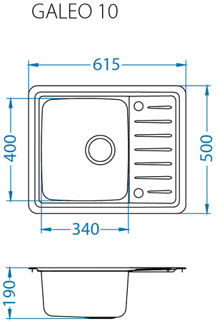GALEO 10 615x500 inset sink with siphon