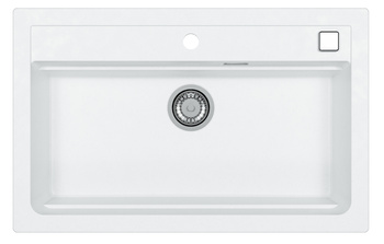 ATROX 40 kol. 11 BIAŁY zlew Granital (790 x 500) 1 kom. z syfonem POP-UP 3 1/2"