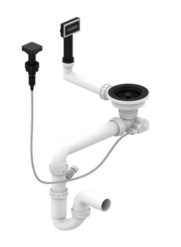 SYFON fi 114 POP-UP-NK CZARNY MAT