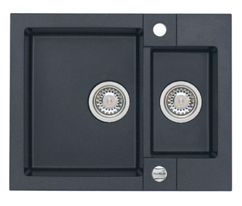 ROCK 80 kol. 05 twilight (59,5x47,5) zlew Granital+ 1,5kom. z syfonem POP-UP