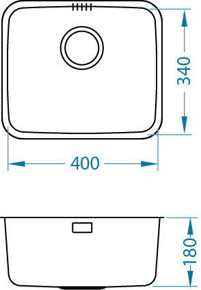 LUNO 20 340x400x180 komora podwieszana U