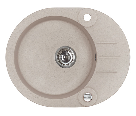 ROLL 40 kol. 22 sand (59.5x47.5) Granital 1kom sink. with POP-UP siphon