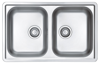 LINE MAXIM 90 SAT FS 790x500 2K POP-UP drop-in sink with pop up trap