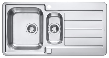 LINE MAXIM 10 SAT 980x500 drop-in sink with pop up siphon