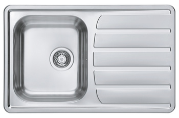 ZOOM MAXIM 20 SAT 79x50 1K inset sink with siphon