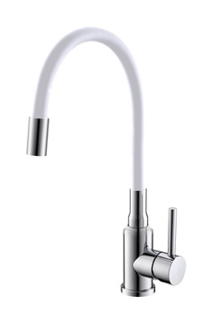 Bateria elastyczna FLEXA, kolor biały + chrom