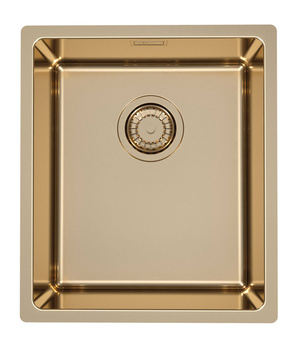 Monarch KOMBINO 20 BRĄZ zlewozmywak stalowy 380x440mm