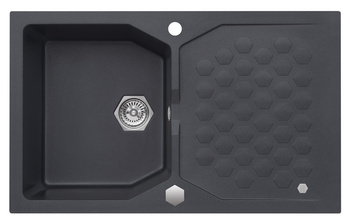 SENSUAL 30 colors. 05 twilight (85x52) Granital+ 1kom sink. with POP-UP siphon