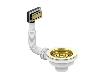 Odpływ Monarch fi 114 manualny -  ZŁOTO