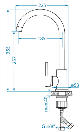Bateria JANA Biały kol.11