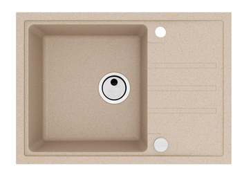 Intermezzo 40 beż 55 (68x48) z syfonem manualnym