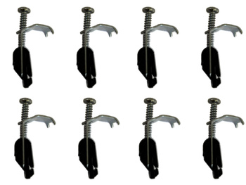 Zaczepy montażowe - zlewozmywak stalowy wpuszczany - grubość blatu 30-40mm (8szt.)