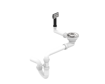 Syfon Quick Close Pojedynczy Fi114 z przelewem