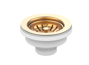 Odpływ Monarch fi 114 manualny -  BRĄZ (bez przelewu)