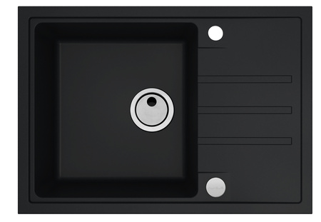 Intermezzo 40 deep black (68x48) z syfonem manualnym