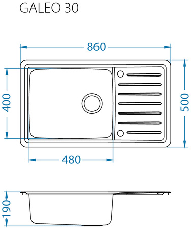 GALEO 30 860x500 zlew wpuszczany z syfonem