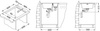 LINE MAXIM 50 SAT FS 615x500 1 1/2 zlew wpuszczany i na równi z blatem z syfonem pop up