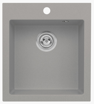 BOOGIE 20 kol. 81 beton (45x50) zlew Granital z syfonem manualnym