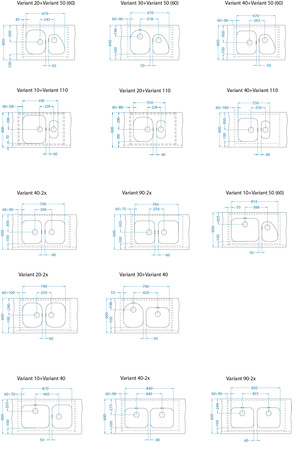VARIANT 110 SAT 14.8x30 1/2 K suspended chambers