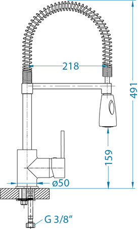 BILLY-S Bateria chrom