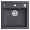 FORMIC 20 colors. 91 black (52x51) Granital sink with POP-UP siphon