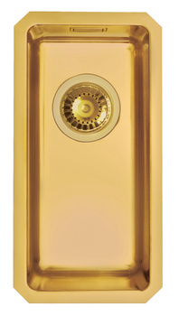 Monarch KOMBINO 10 BRĄZ zlewozmywak stalowy 217x437mm