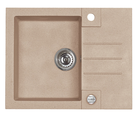 ROCK 30 kol. 55 beige mélange (59.5x47.5) Granital 1kom sink. with POP-UP siphon