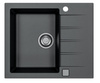 CADIT 10 kol. 91 CZARNY (590x500) zlew Granital 1 kom. z syfonem POP-UP 3 1/2"