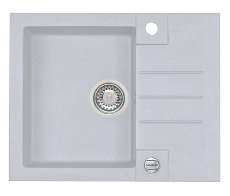 ROCK 30 kol. 81 concrete (59.5x47.5) Granital 1kom sink. with POP-UP siphon