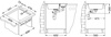 LINE 50 LEN Standard 61.5x50 1 1/2K inset sink with plug drain fi114 with trap