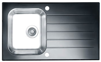 GLASSIX 10 POP-UP 3 1/2 860X500mm satyna - czarny