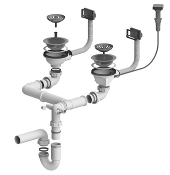 SYFON fi 114 pojedynczy z przelewem POP-UP do Niagar