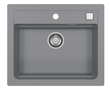 ATROX 30 kol. 81 BETON zlew Granital 1 kom. z syfonem POP-UP 3 1/2"