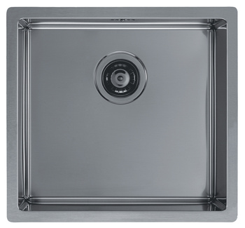 Monarch QUADRIX 30 ANTRACYT zlewozmywak stalowy 450x450mm