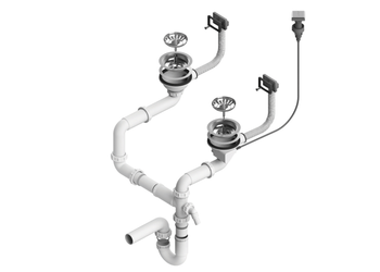 SYFON podwójny POP UP (2 x przelew)