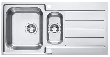 LINE MAXIM 10 SAT FS 985x505 drop-in sink with pop up siphon