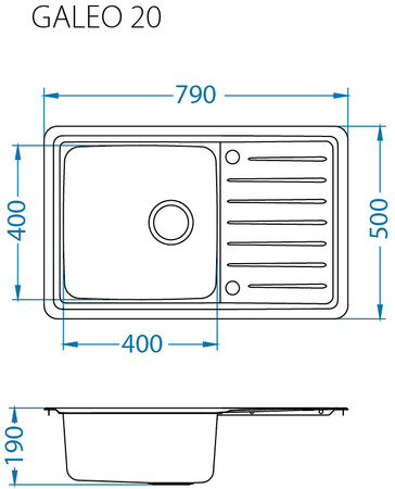 GALEO 20 790x500 zlew wpuszczany z syfonem