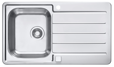 LINE MAXIM 20 SAT 860x500 drop-in sink with pop up siphon
